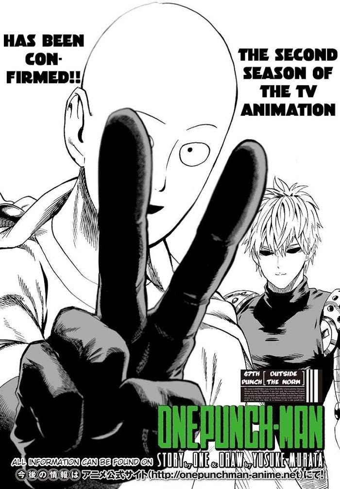 One Punch Man - Chapter 67 image 01